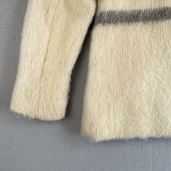 Vintage Caldwell Tip Top Sweater Womens XL Striped Full Zip Wool Long Sleeve - Picture 12 of 12